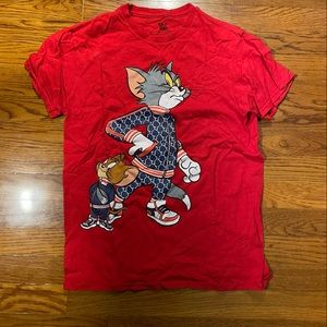 Mens small Tom and Jerry graphic tee